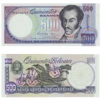 () Банкнота Венесуэла 1998 год 500 боливаров "Симон Боливар"   UNC