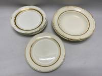 Набор тарелок Конаково 7 шт 2 суповые и 5 десертных (состояние на фото)