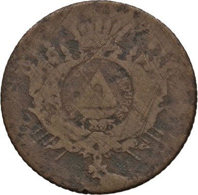 (№1895km63) Монета Гондурас 1895 год 1 Centavo (Мул)
