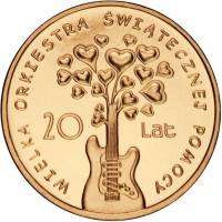 (228) Монета Польша 2012 год 2 злотых   Латунь  UNC