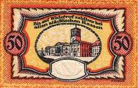 (№1920) Банкнота Германия 1920 год "50 Pfennig"