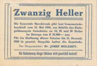 (№1920) Банкнота Австрия 1920 год "20 Heller"