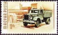 (1955-049) Марка Венгрия "Грузовик"    Транспорт на экспорт III Θ