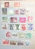 - Набор марок Разные страны 24 шт. Польша Люксембург Гельвеция  и др *  Гашёные .  Θ