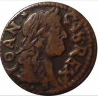 (№1660km50) Монета Литва 1660 год 1 Schilling (1/3 Grascaron)