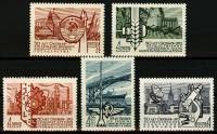 (1967-117-121) Серия Набор марок (5 шт) СССР    Социалистическое строительство III O