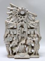 Скульптура интерьерная Театр Музыка керамика (есть склейка)