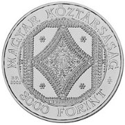 () Монета Венгрия 2002 год 3000  ""    AU