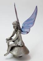 Сувенир "Фея Wilow", 7.5*5 см, металл, пластик, крылья на магните, Англия, новый