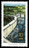 (1968-069) Марка Германия (ГДР) "Пель"    Дамбы II Θ