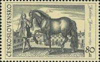 (1969-021) Марка Чехословакия "Демонстрация лошади"    Лошади III Θ