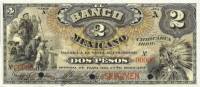 (№1888P-S154s) Банкнота Мексика 1888 год "2 Pesos"