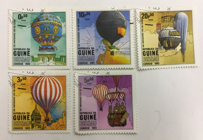 (--) Набор марок Гвинея-Бисау &quot;5 шт.&quot;  Гашёные  , III Θ