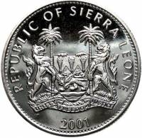 () Монета Сьерра-Леоне 2001 год 1  ""   Медь-Никель  UNC