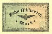 (№1923P-S1291) Банкнота Германия 1923 год "10,000,000,000 Mark"