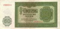 (№1948P-14a) Банкнота ГДР 1948 год "50 Deutsche Mark"