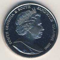 () Монета Сандвичевы Острова 2000 год 2  ""   Медь-Никель  UNC