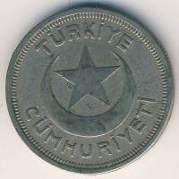(№1935km862) Монета Турция 1935 год 5 Kuruş