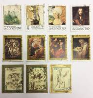 --  Набор марок Конго 11 шт.  Гашёные , III Θ