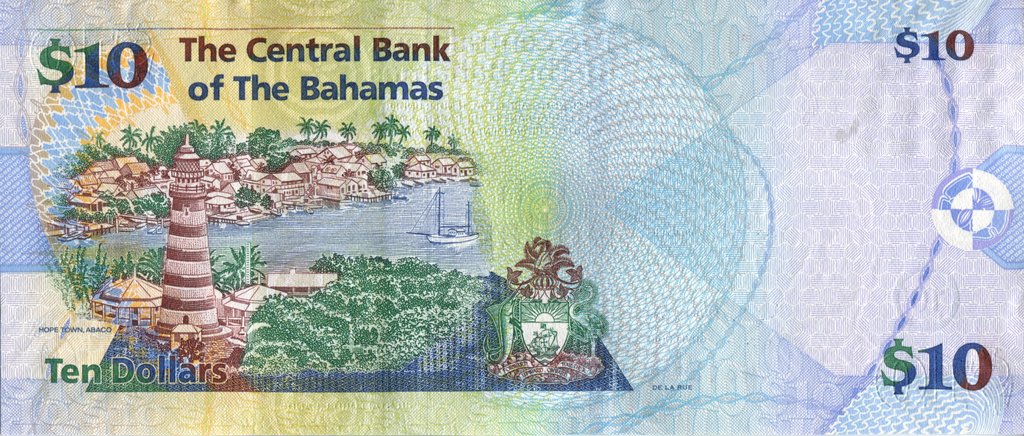  Банкнота Багамские острова 2009 год 10     UNC