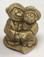 Статуэтка "Влюблённые на сердце", полистоун (сост. на фото)