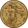 021 Монета Польша 1998 год 2 злотых Адам Мицкевич  Латунь  UNC