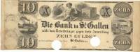 (№1838P-S431) Банкнота Швейцария 1838 год "10 Gulden"