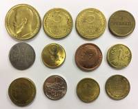Набор копий монет Царской России, 12 шт.