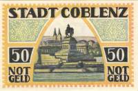 (№1921) Банкнота Германия 1921 год "50 Pfennig"