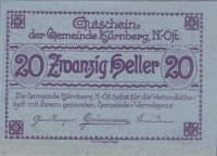 (№1920) Банкнота Австрия 1920 год "20 Heller"