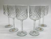 Рюмки на ножке, хрусталь, СССР, 6 шт