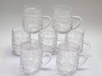 Квасные чайные пивные кружки 7 штук хрусталь СССР 