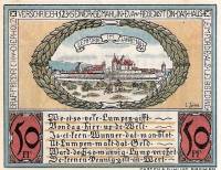 (№1921) Банкнота Германия 1921 год "50 Pfennig"