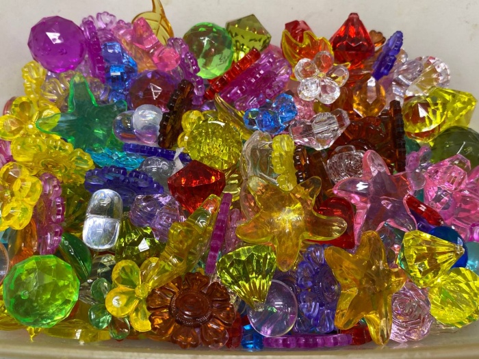 Декор для творчества пластик, кабошоны