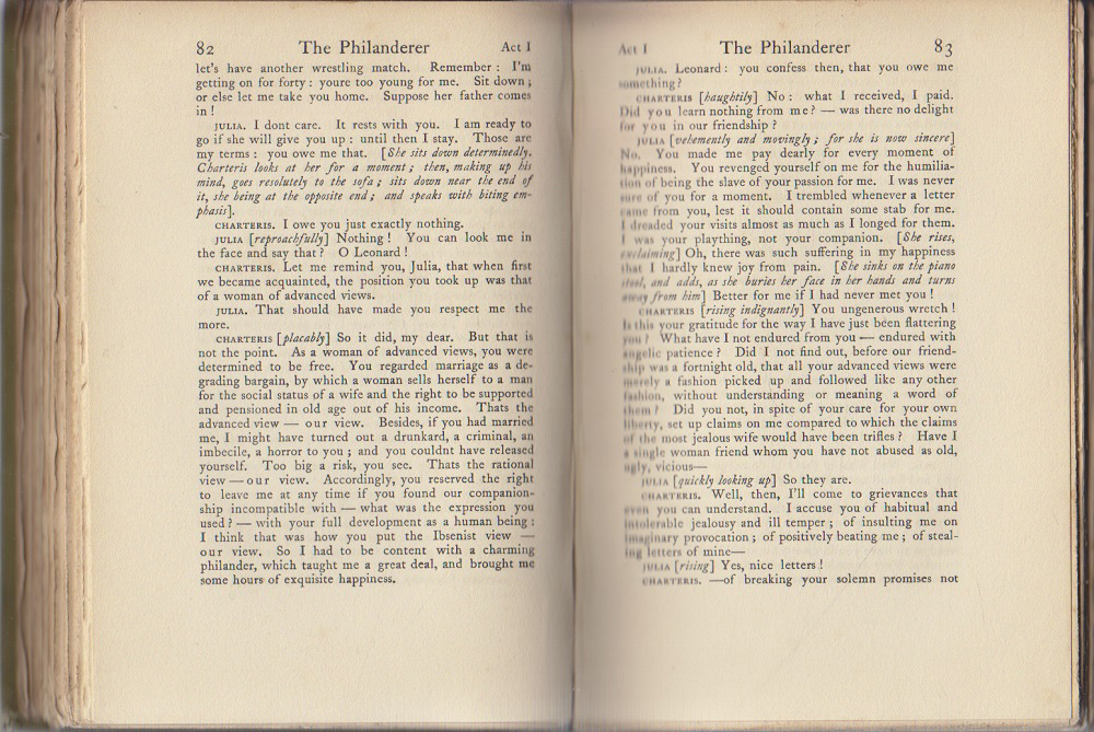 Книга &quot;Pleasantand and Unpleasant&quot; 1910 B. Shaw Лондон Твёрдая обл. 235 с. Без илл.