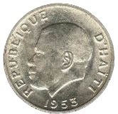 (№1953km59) Монета Гаити 1953 год 5 Centimes