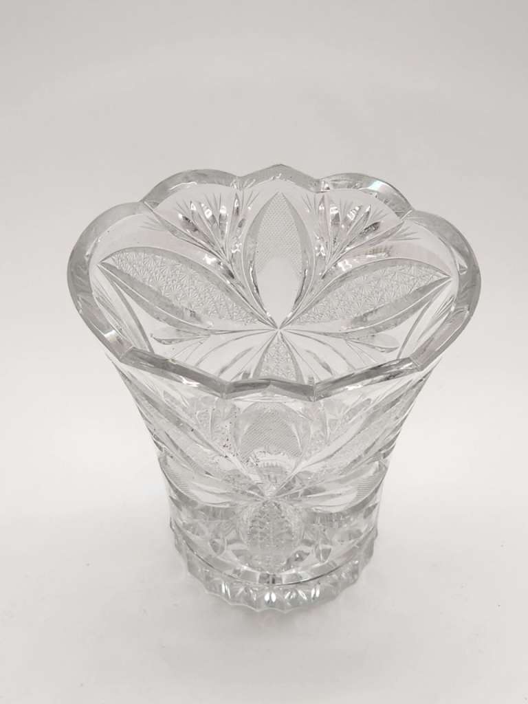 Ваза хрусталь СССР высота 20 см