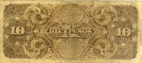 (№1895P-221a.2) Банкнота Аргентина 1895 год "10 Pesos" (Подписи: Areco  Marín)