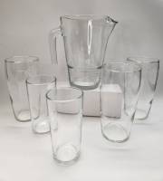  Кувшин IKEA и 5 стаканов стекло