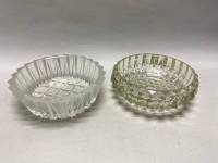 Салатник хрусталь 2 шт толстые стенки