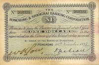 (№1895P-136c.1) Банкнота Гонконг 1895 год "1 Dollar"