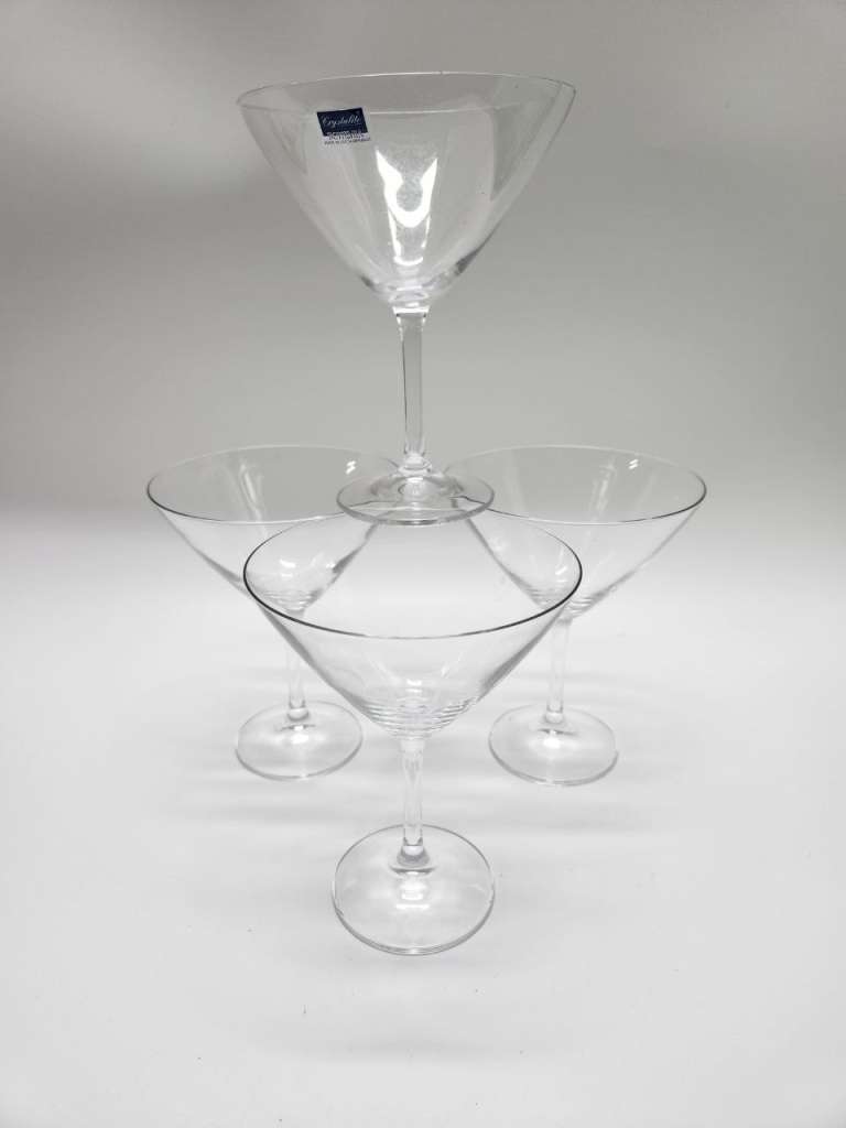 Бокалы фужеры для мартини Богемия Bohemia 4 штуки