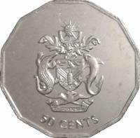(№2008km29a) Монета Соломоновы Острова 2008 год 50 Cents (Магнитный)