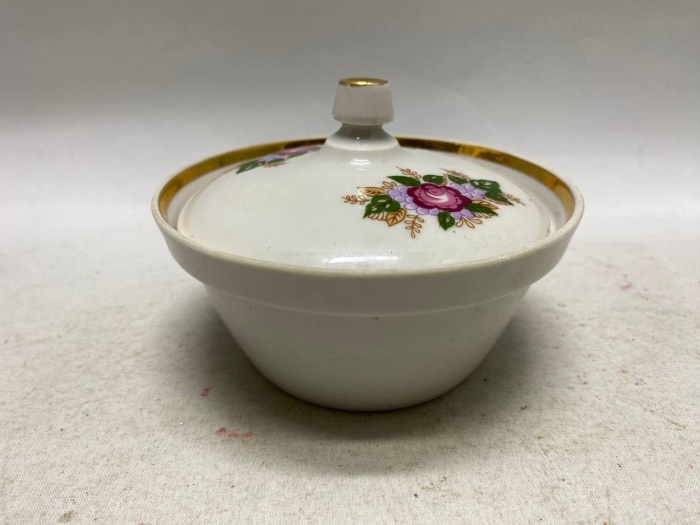 Сахарница Красный фарфорист