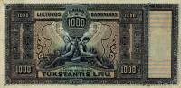 (№1924P-22a) Банкнота Литва 1924 год "1,000 Litu"