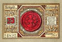 (№1920) Банкнота Германия 1920 год "25 Pfennig"