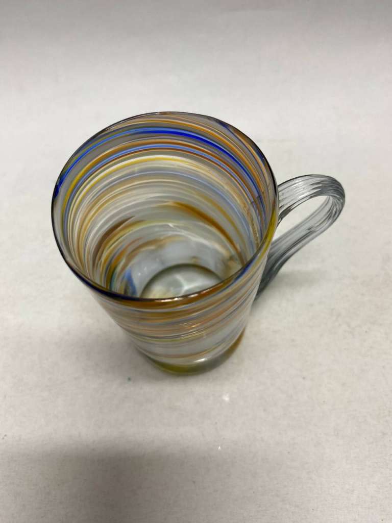 Кружка стекло гутная техника СССР