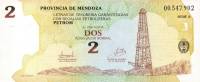 (№2007P-S2541) Банкнота Аргентина 2007 год "2 Pesos"