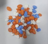 Декоративные камни для аквариума (сост. на фото)