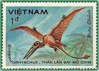 (1984-094a) Марка Вьетнам "Рамфоринх"  Без перфорации  Доисторические животные III Θ